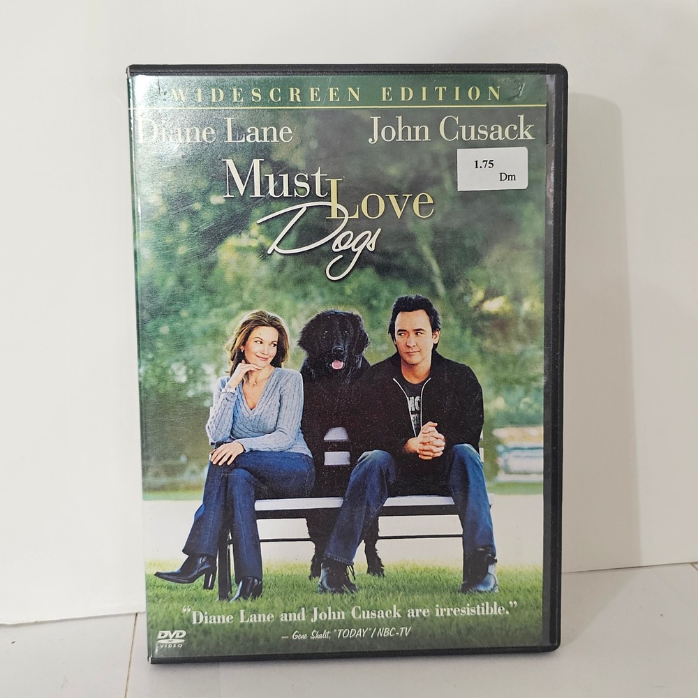 Must Love Dogs DVD Widescreen Edition Diane Lane John Cusack Romance 59345